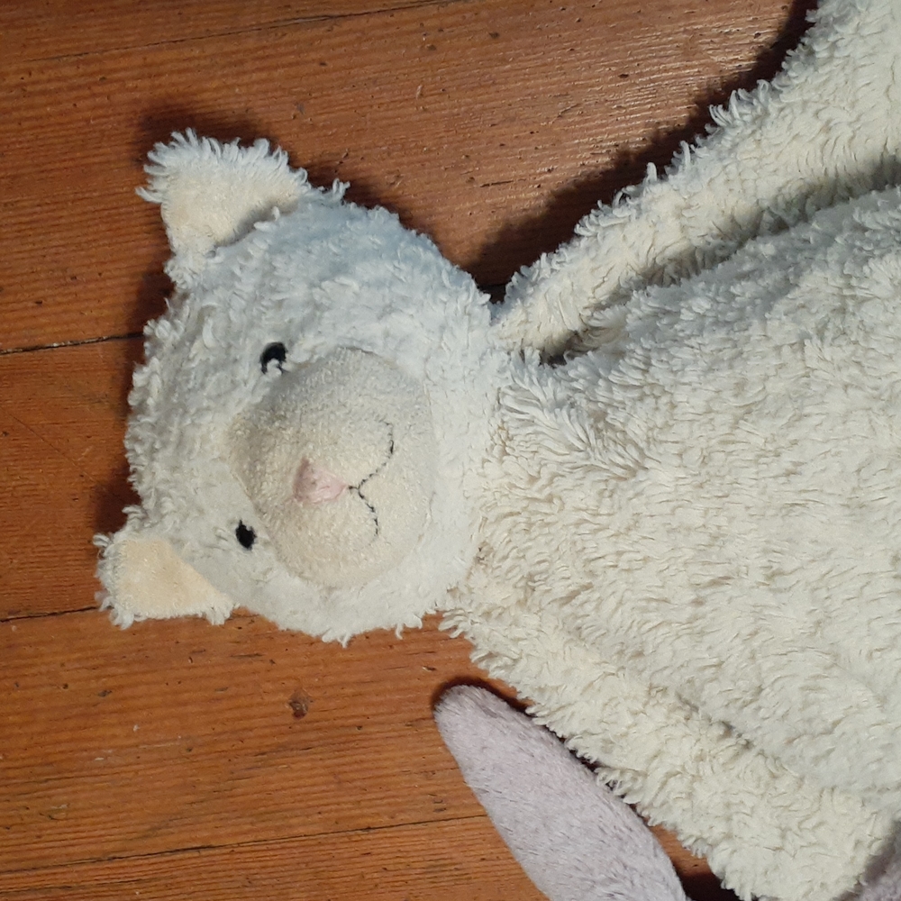 Jellycat Bashful Lilac Bunny and Cat Stuffed Animal  Soft Plush - Picture 3 of 7